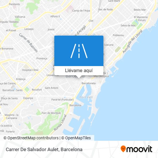 Mapa Carrer De Salvador Aulet