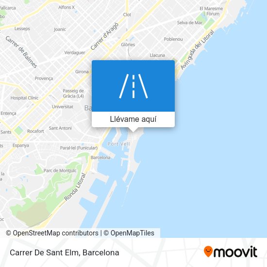 Mapa Carrer De Sant Elm