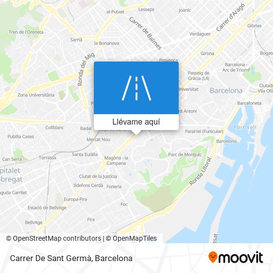 Mapa Carrer De Sant Germà