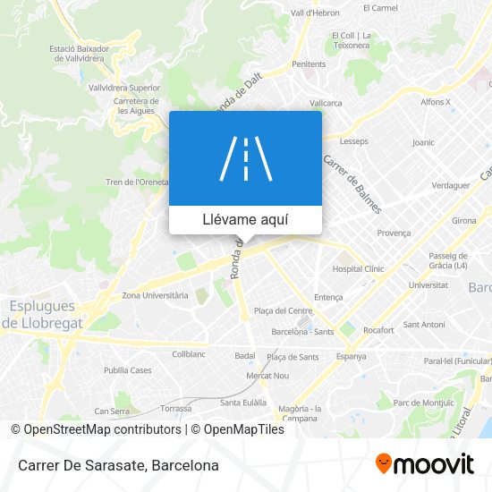 Mapa Carrer De Sarasate