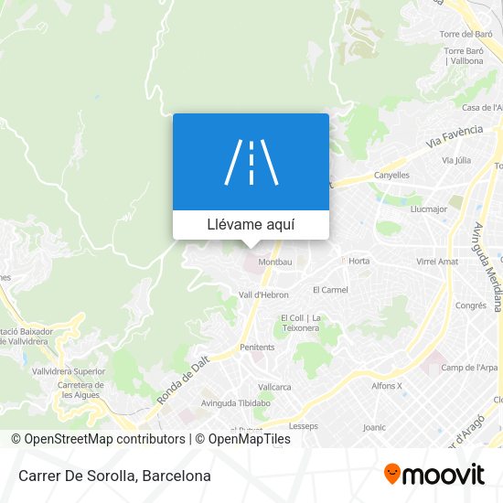 Mapa Carrer De Sorolla