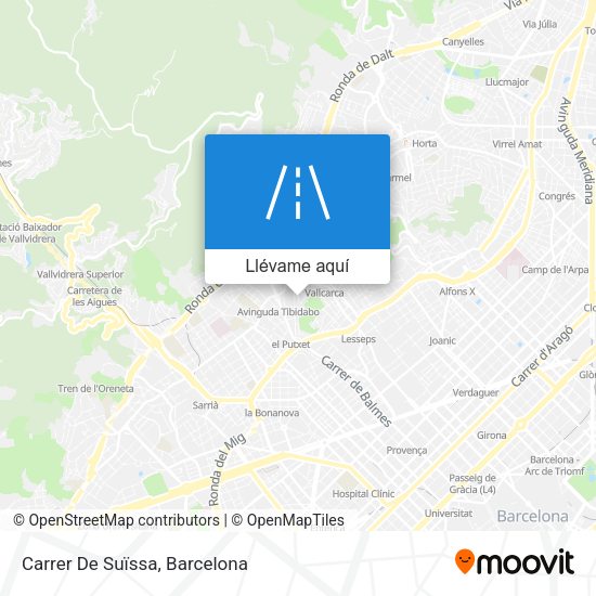 Mapa Carrer De Suïssa