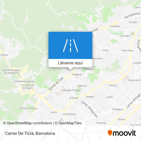 Mapa Carrer De Ticià
