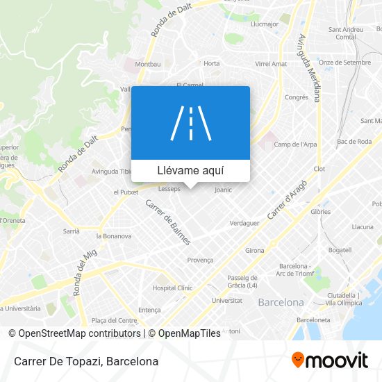 Mapa Carrer De Topazi