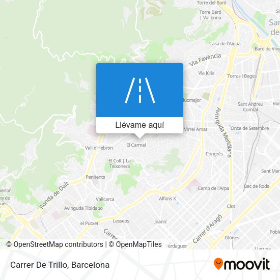 Mapa Carrer De Trillo