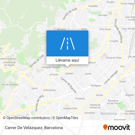 Mapa Carrer De Velázquez