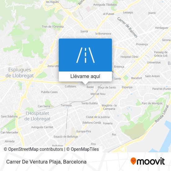 Mapa Carrer De Ventura Plaja