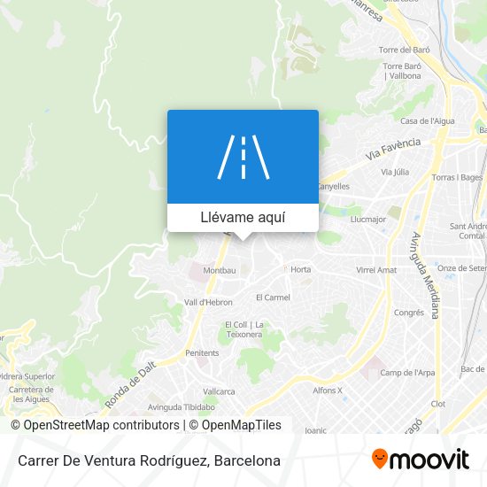 Mapa Carrer De Ventura Rodríguez