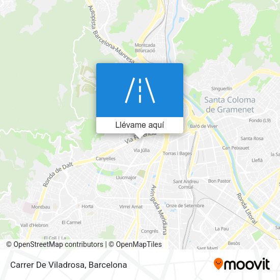 Mapa Carrer De Viladrosa
