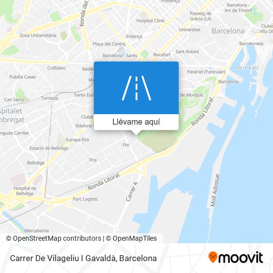 Mapa Carrer De Vilageliu I Gavaldà