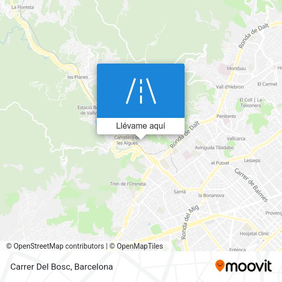 Mapa Carrer Del Bosc
