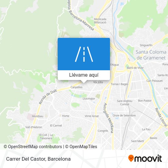 Mapa Carrer Del Castor