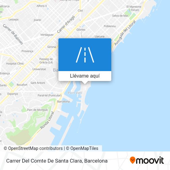 Mapa Carrer Del Comte De Santa Clara