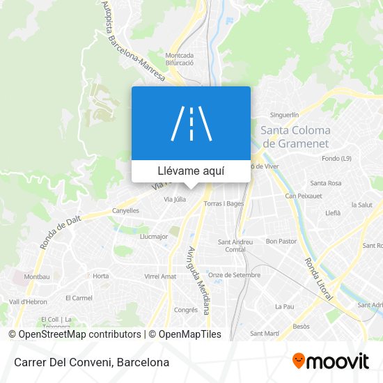 Mapa Carrer Del Conveni