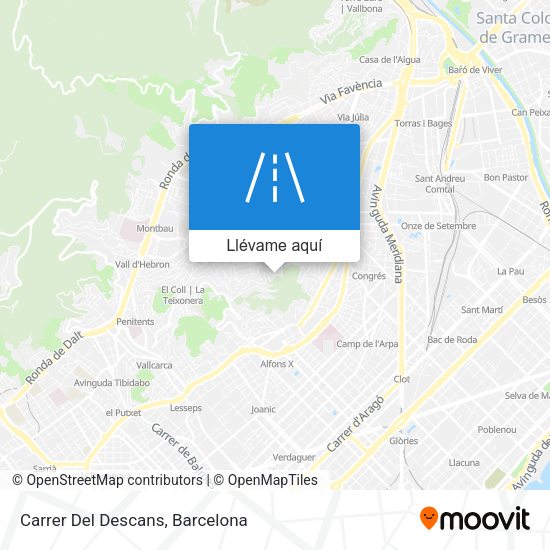 Mapa Carrer Del Descans