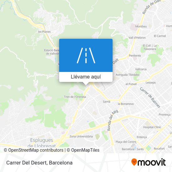 Mapa Carrer Del Desert