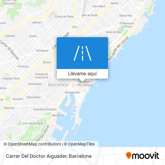 Mapa Carrer Del Doctor Aiguader