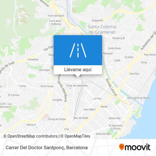 Mapa Carrer Del Doctor Santponç