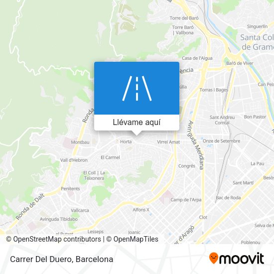 Mapa Carrer Del Duero