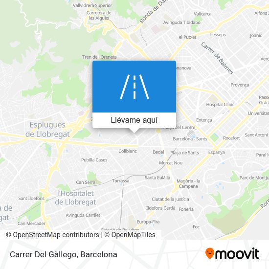 Mapa Carrer Del Gàllego