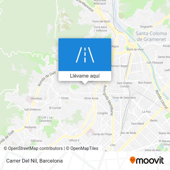 Mapa Carrer Del Nil