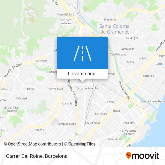 Mapa Carrer Del Roine