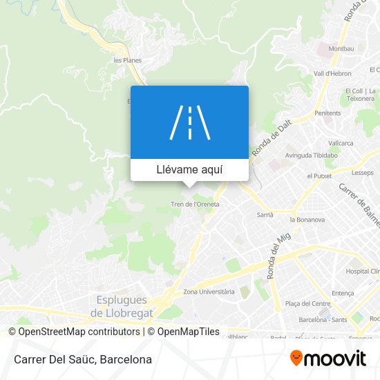 Mapa Carrer Del Saüc