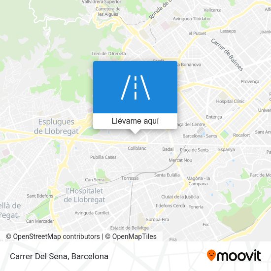 Mapa Carrer Del Sena