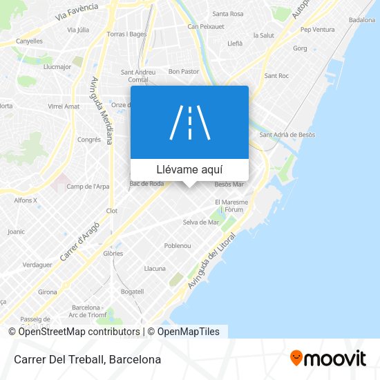 Mapa Carrer Del Treball