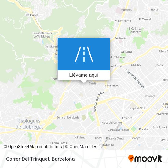Mapa Carrer Del Trinquet
