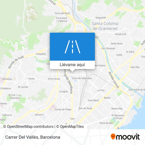Mapa Carrer Del Vallès