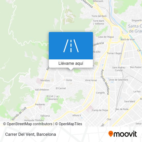 Mapa Carrer Del Vent
