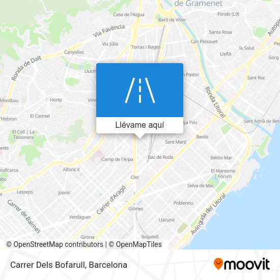 Mapa Carrer Dels Bofarull