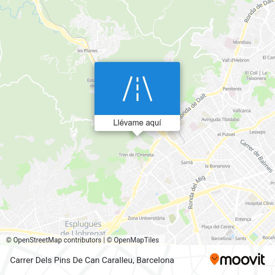 Mapa Carrer Dels Pins De Can Caralleu