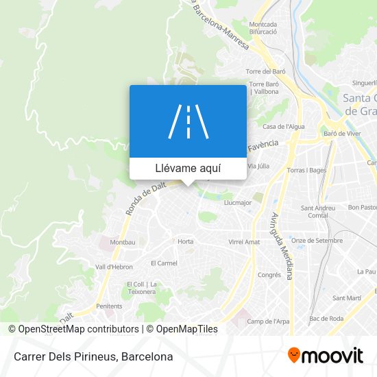 Mapa Carrer Dels Pirineus