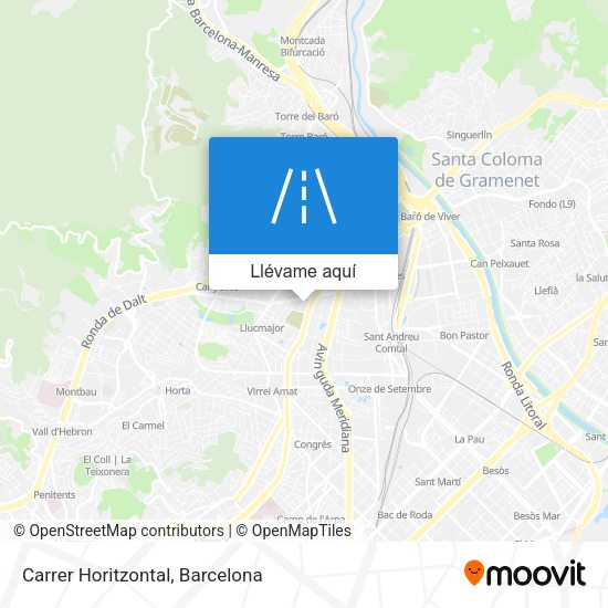 Mapa Carrer Horitzontal