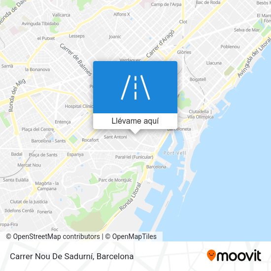 Mapa Carrer Nou De Sadurní