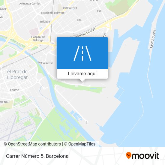 Mapa Carrer Número 5