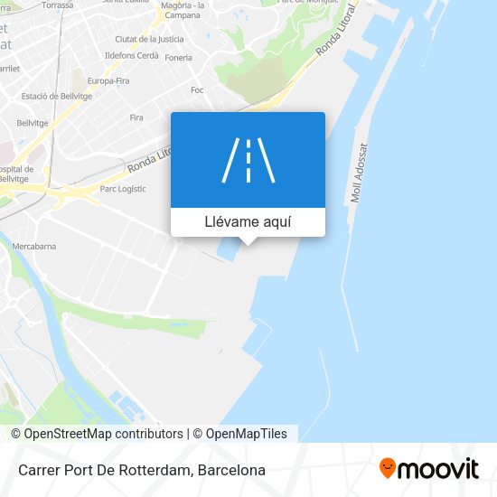 Mapa Carrer Port De Rotterdam