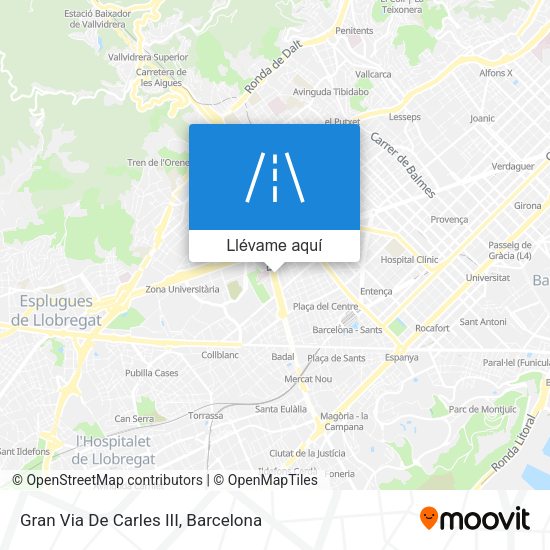 Mapa Gran Via De Carles III