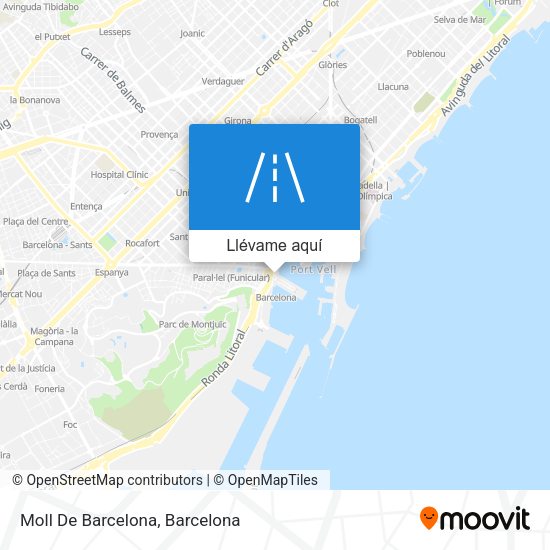 Mapa Moll De Barcelona