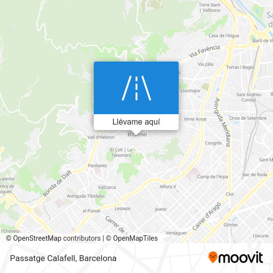 Mapa Passatge Calafell