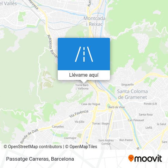 Mapa Passatge Carreras