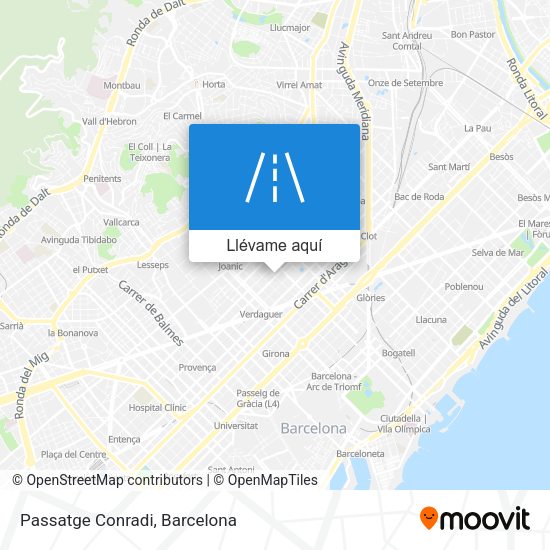 Mapa Passatge Conradi