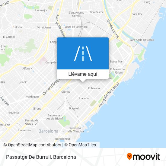 Mapa Passatge De Burrull