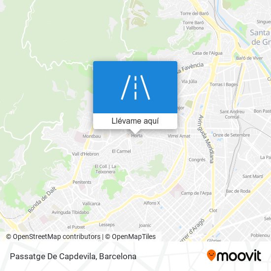 Mapa Passatge De Capdevila