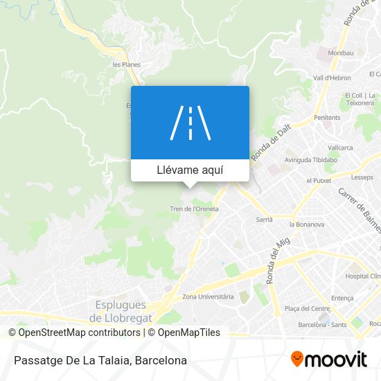 Mapa Passatge De La Talaia