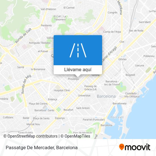 Mapa Passatge De Mercader
