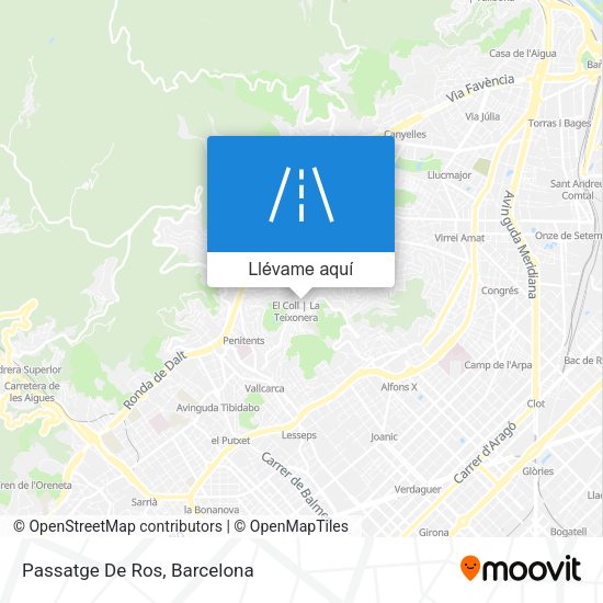 Mapa Passatge De Ros