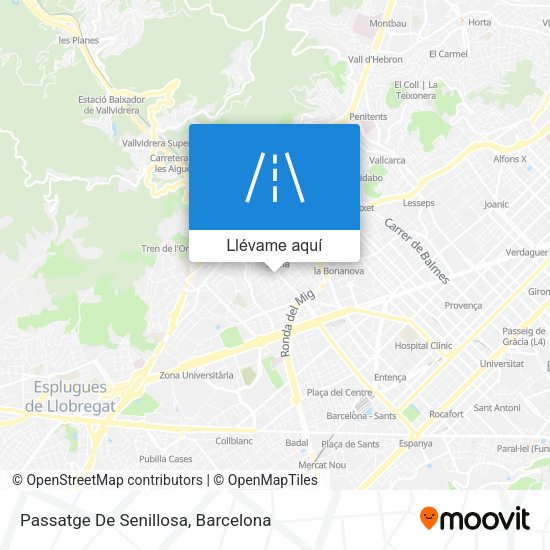 Mapa Passatge De Senillosa